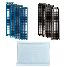 PCB Board Prototype Kit 32 Pcs 2x8cm 2 Colour Universal Double Sided Circuit