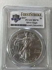 2017 American Silver Eagle .999 Fine Silver First Strike PCGS MS70 25th Anniv.