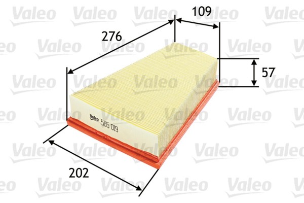 Luftfilter Valeo 585019 Filtereinsatz FüR Peugeot N3 306 Xsara Berlingo N1 7C N5-image