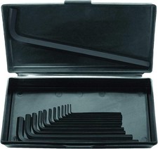 Bondhus 12342 - Set 13 Hex L-Wrenches Long 1/16-1/2" Metal Box - 1EA
