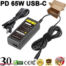 65W USB C Type-C TPN-CA06 AC Adapter Charger for HP Spectre x360 13 15 Series