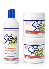 Silicon Mix Shampoo Tratamiento Hidratante Cabello Seco y Da ado Keratina Cera