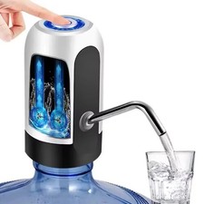 Fuente de agua eléctrica portátil dispensador USB carga automática