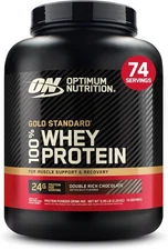 Optimum Nutrition Gold Standard Whey Protein Powder, Double Rich Chocolate, 5 lb