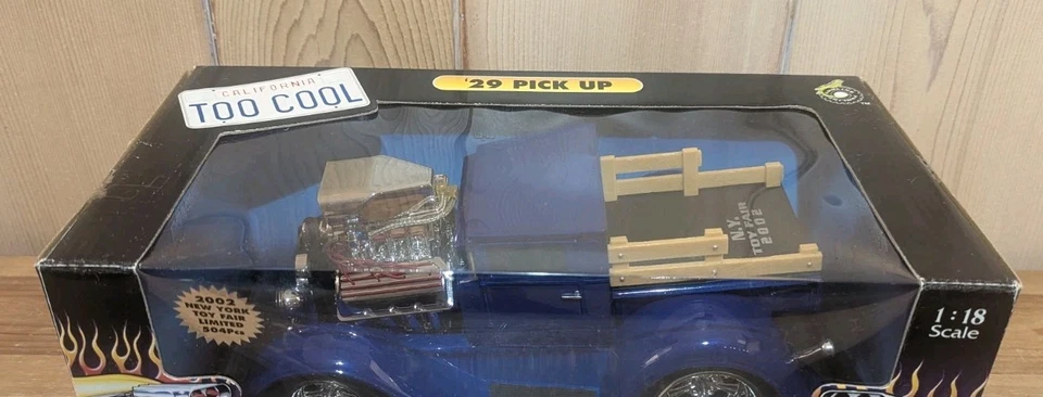 Muscle Machines '29 Ford Pick Up 1:18 Diecast NY Toy Fair 2002 Edition NIB - Image 2 of 4