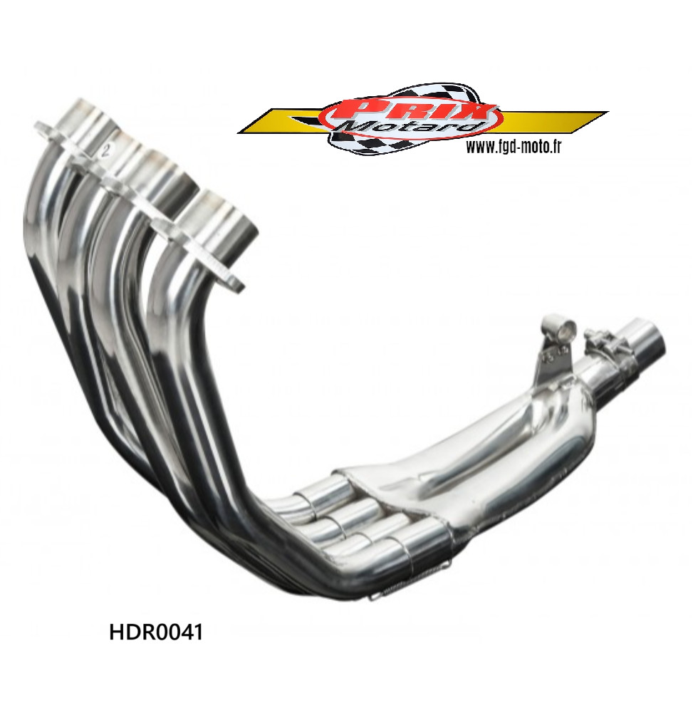 Collecteur d'échappement en inox neuf pour moto Honda CBR 600 FS 2001-2007