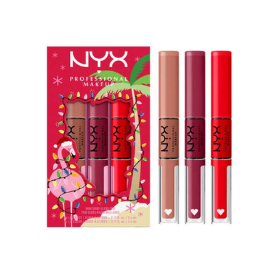 2 x NYX Professional Makeup High Shine Gloss Trio