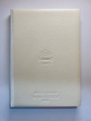 Vintage Carlton Inter-Continental Cannes Hotel Book France 1993 French Riviera