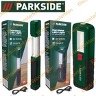 Parkside 2in1 Cordless LED Work Light Hand Torch Inspection Lamp Magnetic USB