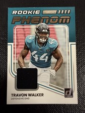2022 Donruss #RPJ-24 Travon Walker Rookie Phenom Jerseys Jacksonville Jaguars