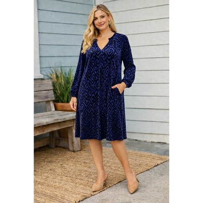 Destination 365 Velvet Midi Dress Size XL Whimsigoth Witchy Bohemian Eclectic