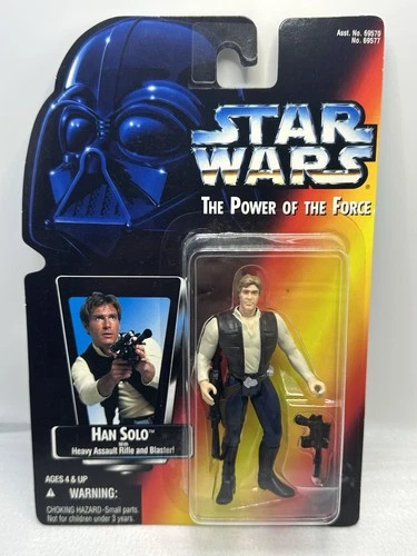 Star Wars - Han Solo - Action Figure - Power of the Force - 1996 - RED B1