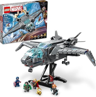 LEGO Marvel The Avengers Quinjet 76248, Spaceship Building Toy Set Infinity Saga