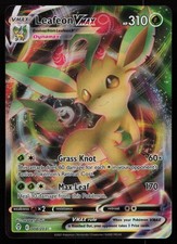 Leafeon VMAX 008/203 Holo VMAX Raro Cieli in Evoluzione Pokemon quasi nuovo