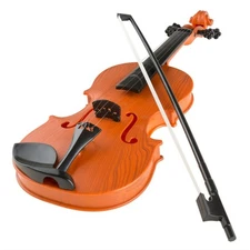 Toy Childs Violin Battery Operated Musical Buttons Includes Strings and Bow