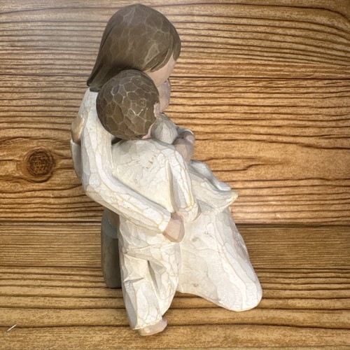 Willow Tree “Quietly” DEMDACO 2002 Susan Lordi Mom Holding Two Boys - Picture 4 of 7