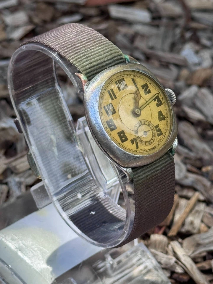 Rare Serviced 1920s Swiss Military A. Schild 485 Vintage Mechanical Watch - Image 3 of 4