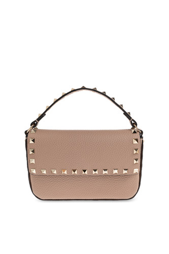 Valentino Garavani - Women - Leather bag with studs - Beige