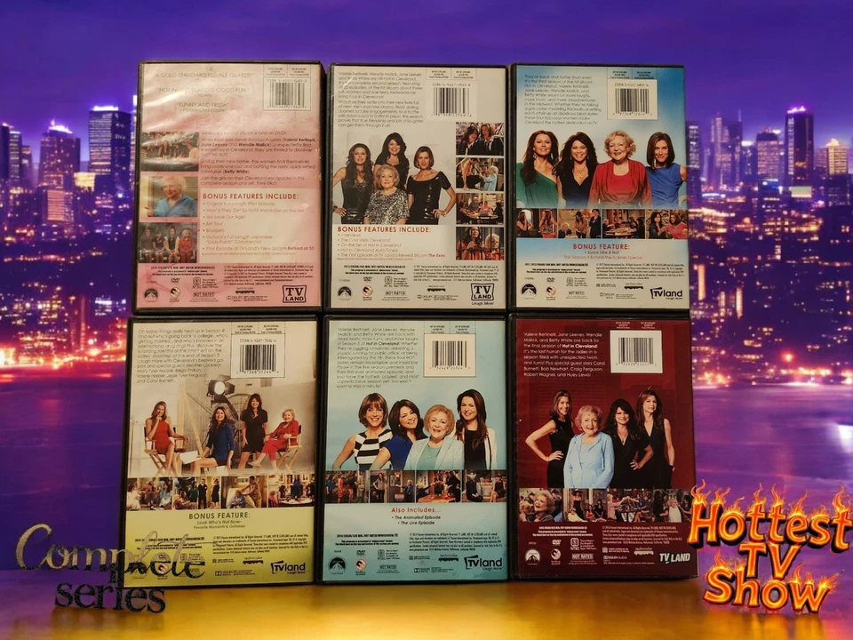 Hot in Cleveland: The Complete Series DVD Season 1 2 3 4 5 6  - Image 4 of 4