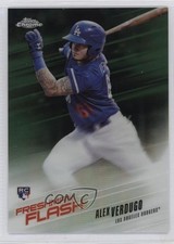 2018 Topps Chrome Freshman Flash Green Refractor 6/99 Alex Verdugo #10 2h5