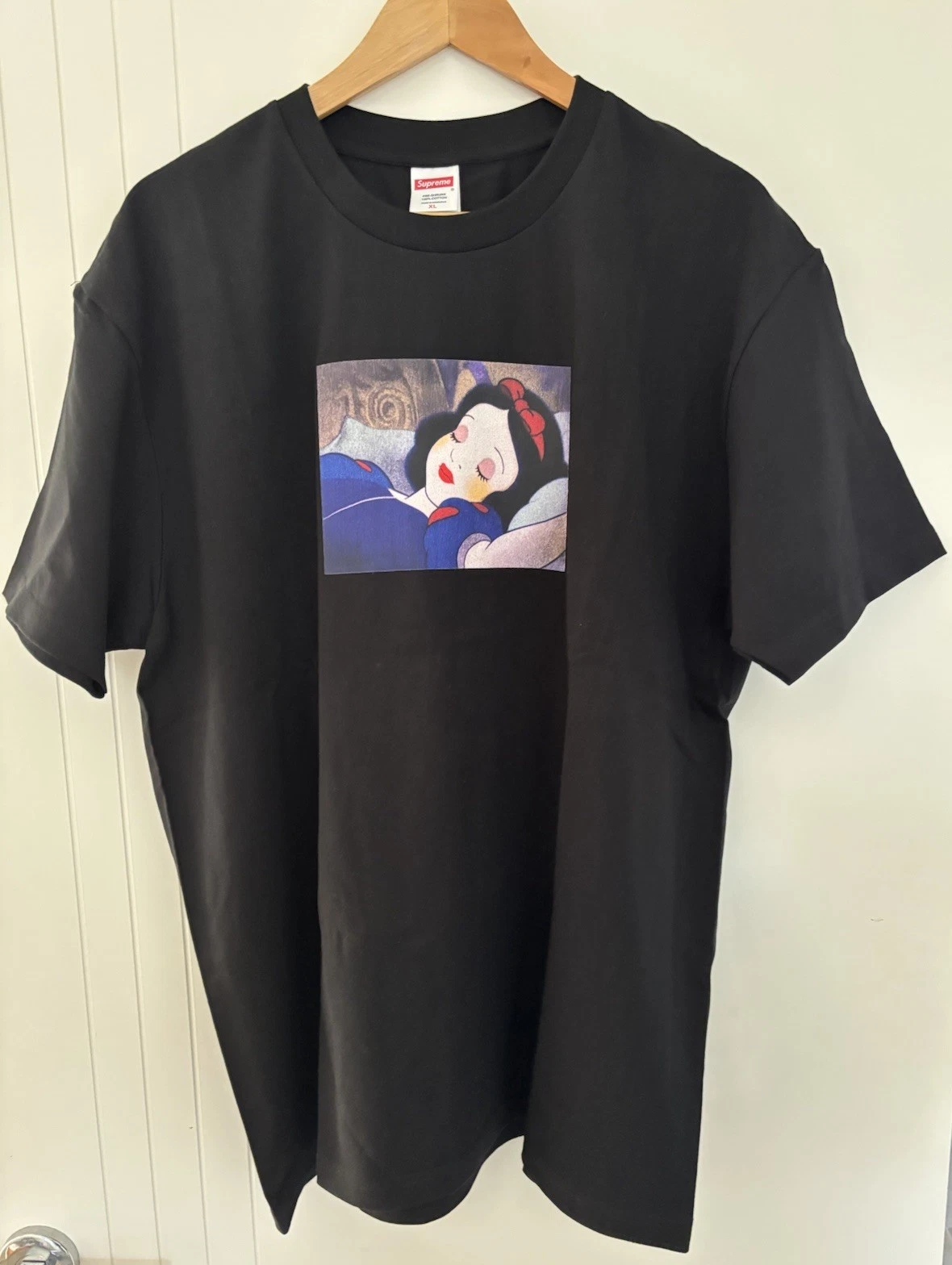 Supreme Snow White T Shirt (Black) / Size XL / Brand New with Tags