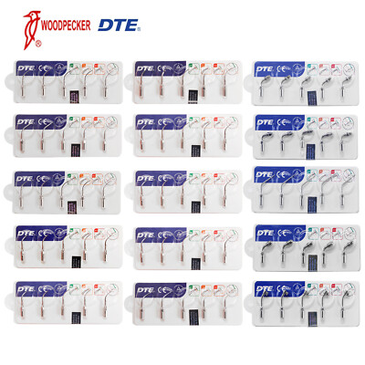 5/Set Original Woodpecker DTE Dental Ultrasonic Scaler Tips Fit D1 D5 D7 S6 D600