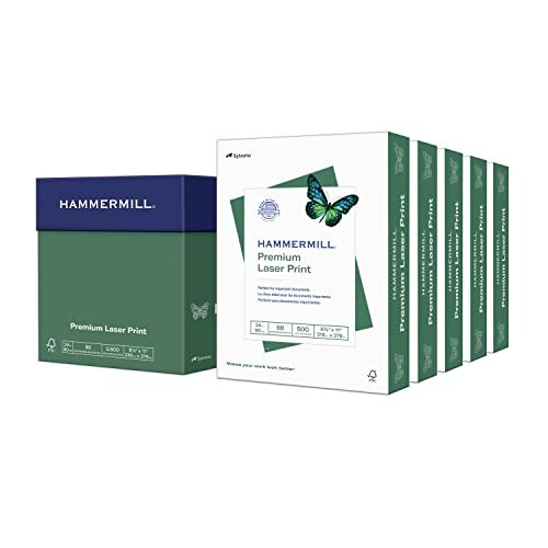 Printer Paper, Premium Laser Print 24 lb, 8.5 x 11-5 Ream (2,500 Sheets) - 98...-image