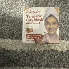 Vitamin C Turmeric Clay Mask Deep Cleansing Brightening AntiAcne Facial Mud Mask