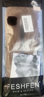 FESHFEN Clip in Hair Extensions 7PC Strawberry Blonde With BlondeHilites 20 22''