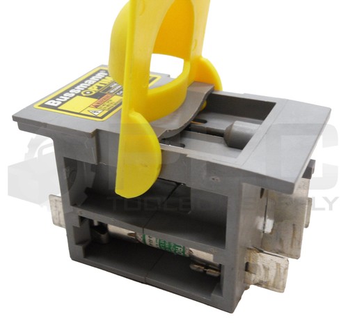 LOTTO DI 3 BLOCCHI FUSIBILI BUSSMANN OPM-1038R 30A 600V - Foto 6 di 8
