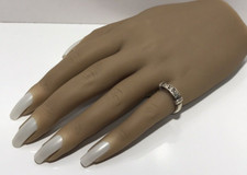 1990s Sterling Silver Ring, Flower Swirl, Signed 925 TMA Thailand, Size 5