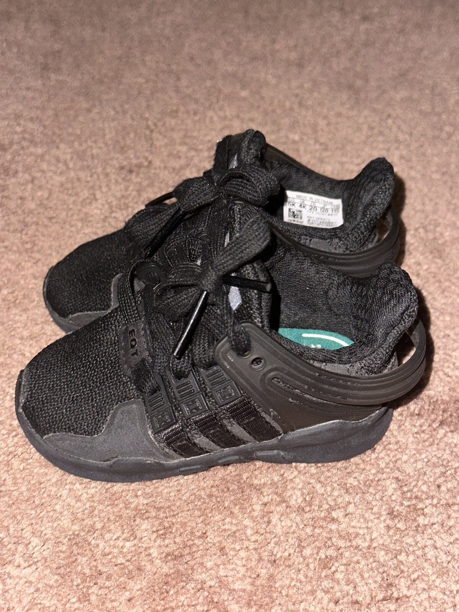 Adidas Eqt Support Adv Triple Black Toddler Size 5K Model CP9475
