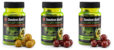 Tandem Baits 3-er Set Carp Food Perfection Mini Oil Hookers Fruit Flavour Mix