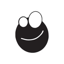 Cute Frog Head - Vinyl Decal Sticker - Multiple Colors Sizes - ebn2381