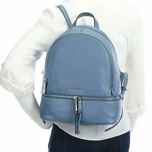 michael kors blue backpack