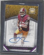 JOSH DOCTSON 2016 PANINI PREFERRED CROWN ROYALE PINK ROOKIE AUTO RC #D 13/50
