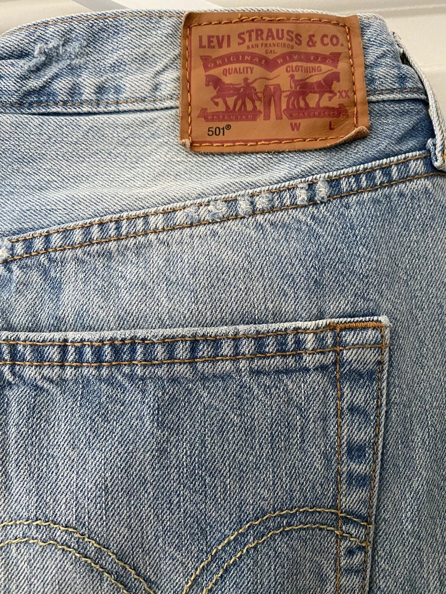 LEVIS 501 W28 L32 100 Cotton womens jeans eBay