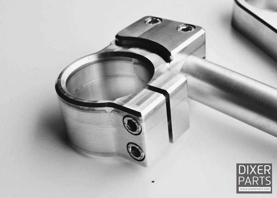 Aluminum Clip-on 38,5mm - BMW R80 R100 RT Cafe Racer Custom Handlebar CNC - Изображение 2 из 4