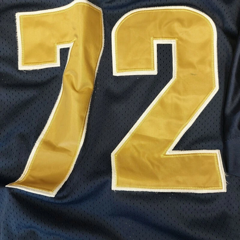 Camiseta Reebok Equipment Masculina 52 St. Louis Los Angeles Rams Chris Long #72 Azul - Imagem 2 de 4