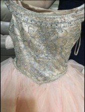 Blush Pink quinceañera Ball gown dress Size 12
