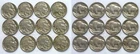 1934-38 P/D/S 5C Buffalo Nickel 12 Coin Short Set Full Dates
