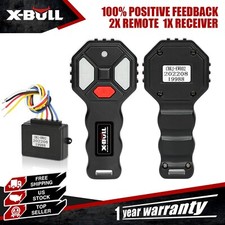 X-bull Wireless Winch Remote Control Twin Switch Kit 12v Receiver 150ft Handset