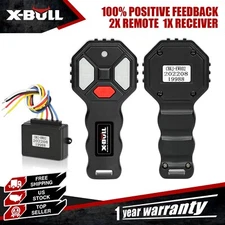 X-BULL Wireless Winch Remote Control Twin Switch Kit 12V Receiver 150ft Handset