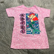 Vintage Toddler Single Stitch Disney Little Mermaid Ariel 90s T Shirt