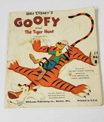 Vintage Tell-A-Tales Walt Disney Beaver Valley 1954,GOOFY andthe Tiger Hunt 1954 - 第 9/12 張圖片