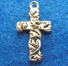20Pcs Tibetan Silver CROSS Charms Pendants Earring Drops Tibetan Findings CR002