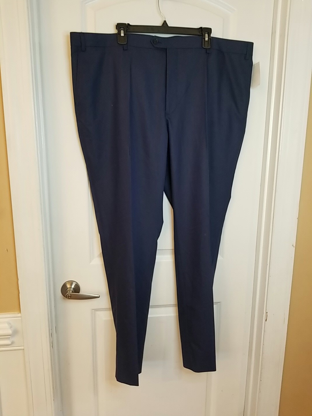 FILA The Savile Row model Strand Straight Leg Dress Pant Trou Blue 50L 46W