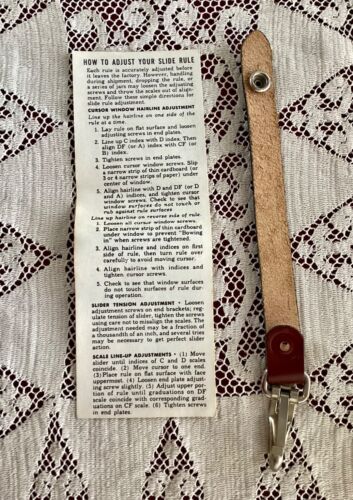 Pickett Metall-Rechenschieber, 515-T, Cleveland Institute of Technology, inkl. Etui - Bild 12 von 12