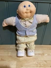 Vintage Cabbage Patch Kids 1980s Rare Htf Outfit Boy Bald Vest Suite Bow tie