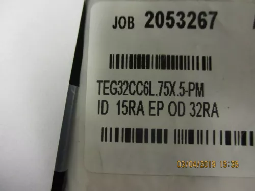 TEG32CC6L.75X.5-PM SF4 MaxPure VNE Stainless Eccentric Reducer BRAND NEW!